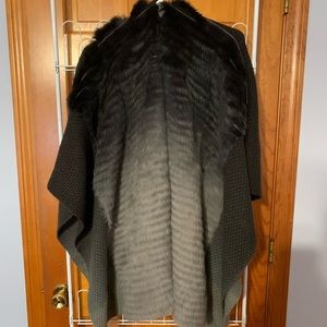 Ombré Fur Shawl